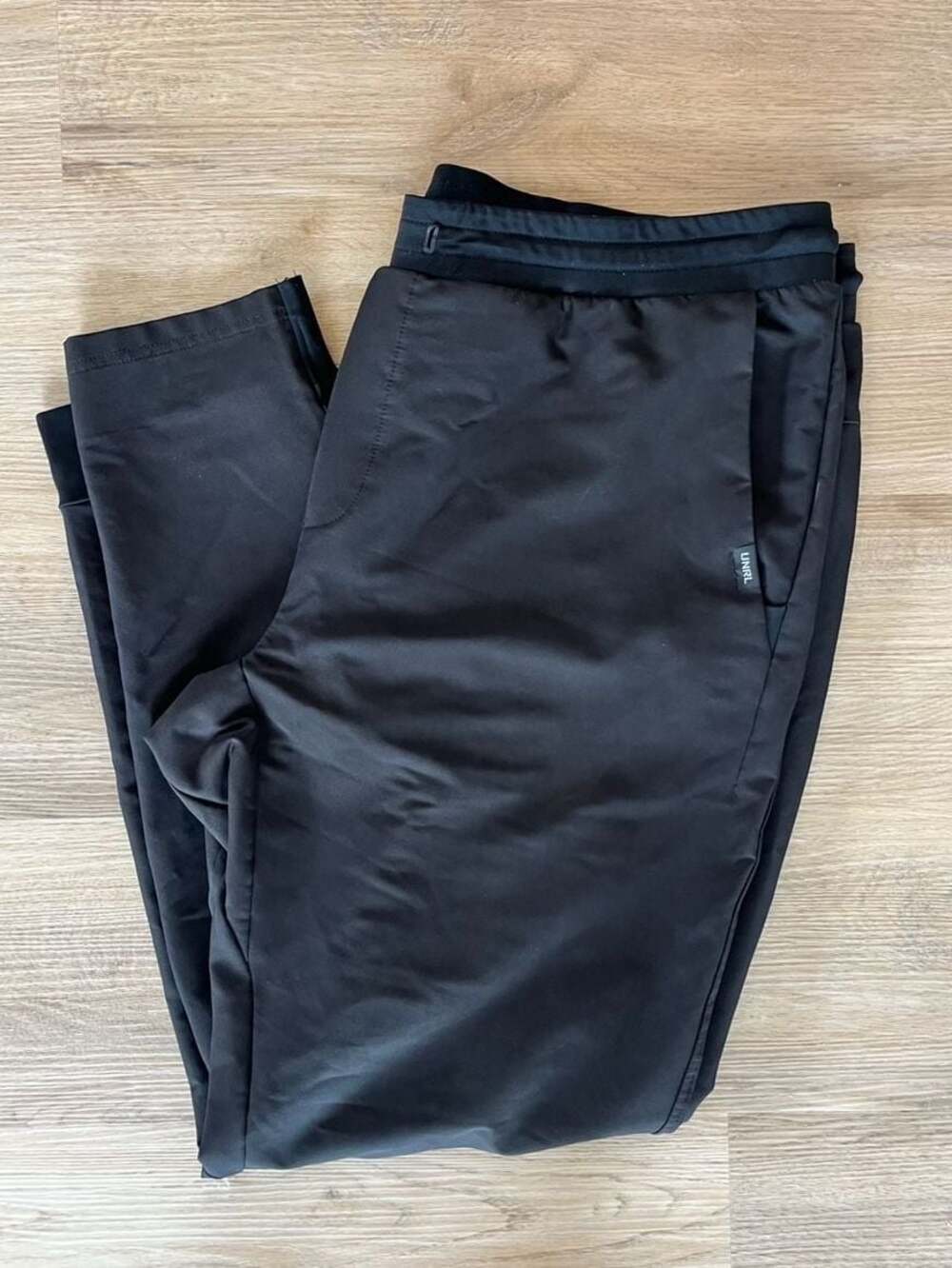 UNRL, 2XL Men's Joggers, Performance, Elevated Activewear, Black (no strings)